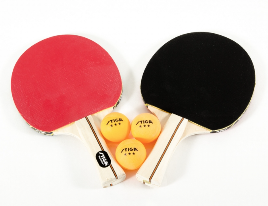 STIGA -Classic 2-Player Table Tennis Racket and Ball Set